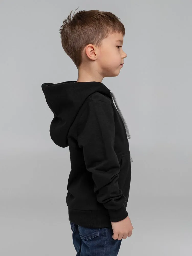 Толстовка с капюшоном детская Kirenga Kids, черная арт.11147.30