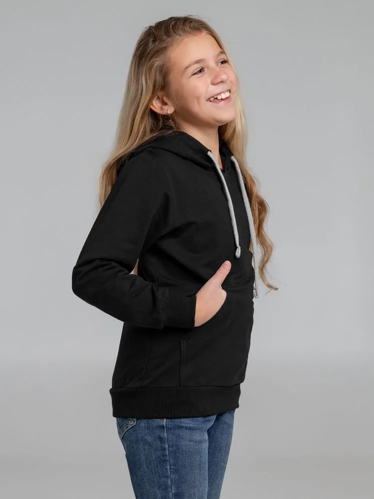 Толстовка с капюшоном детская Kirenga Kids, черная арт.11147.30