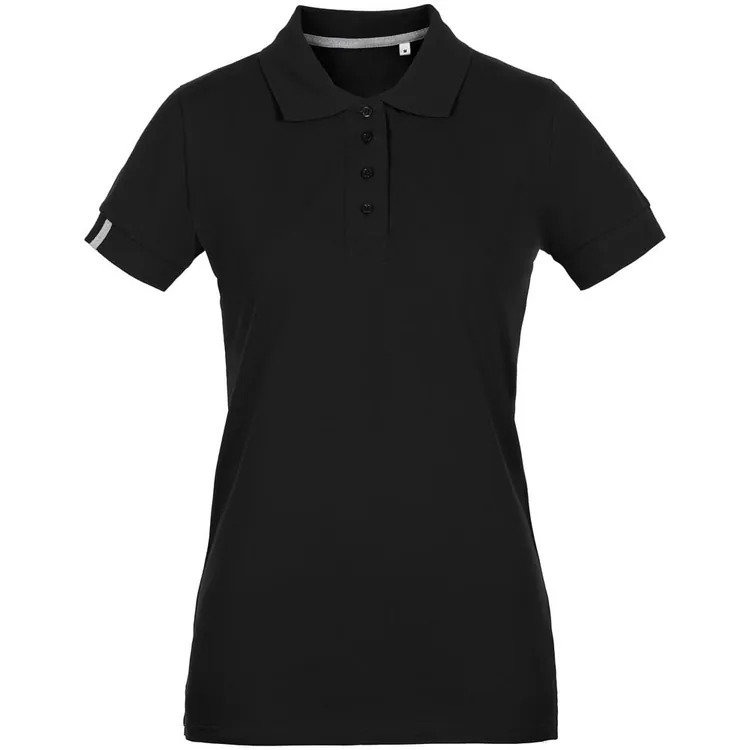 Рубашка поло женская Virma Premium Lady, черная арт.11146.30