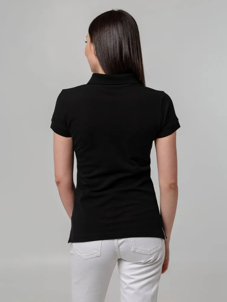 Рубашка поло женская Virma Premium Lady, черная арт.11146.30