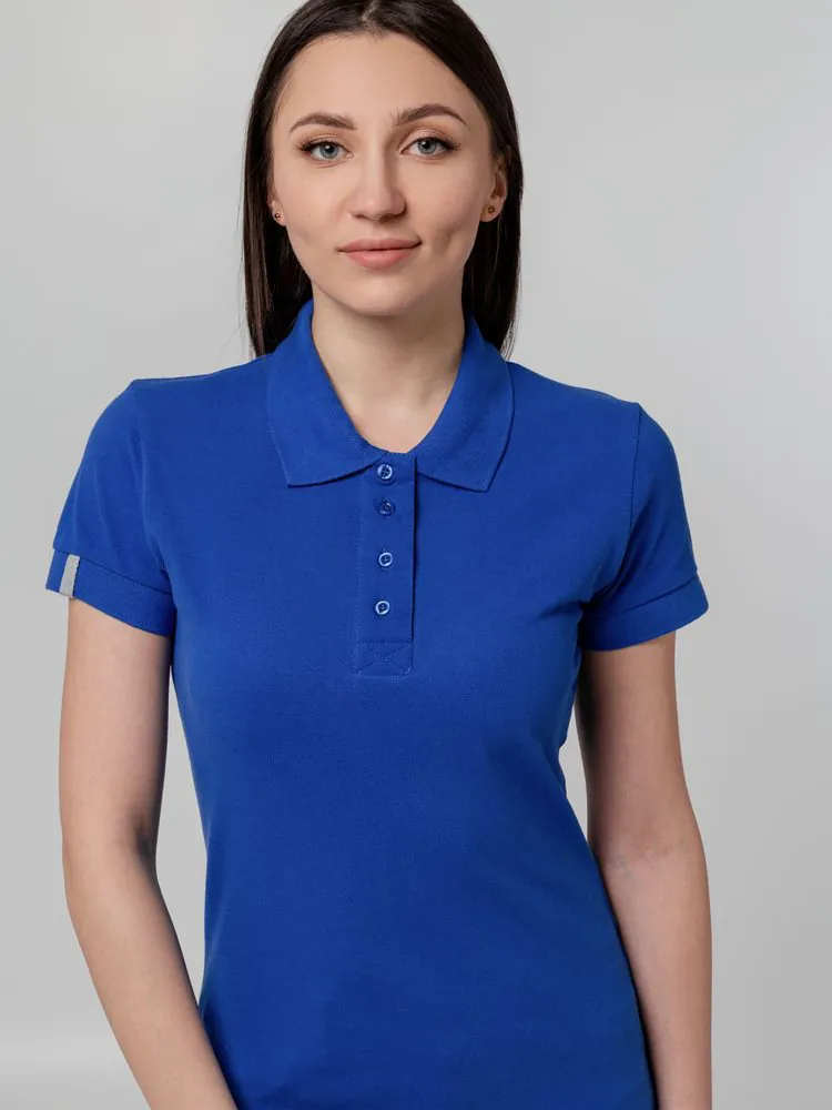 Рубашка поло женская Virma Premium Lady, ярко-синяя арт.11146.44