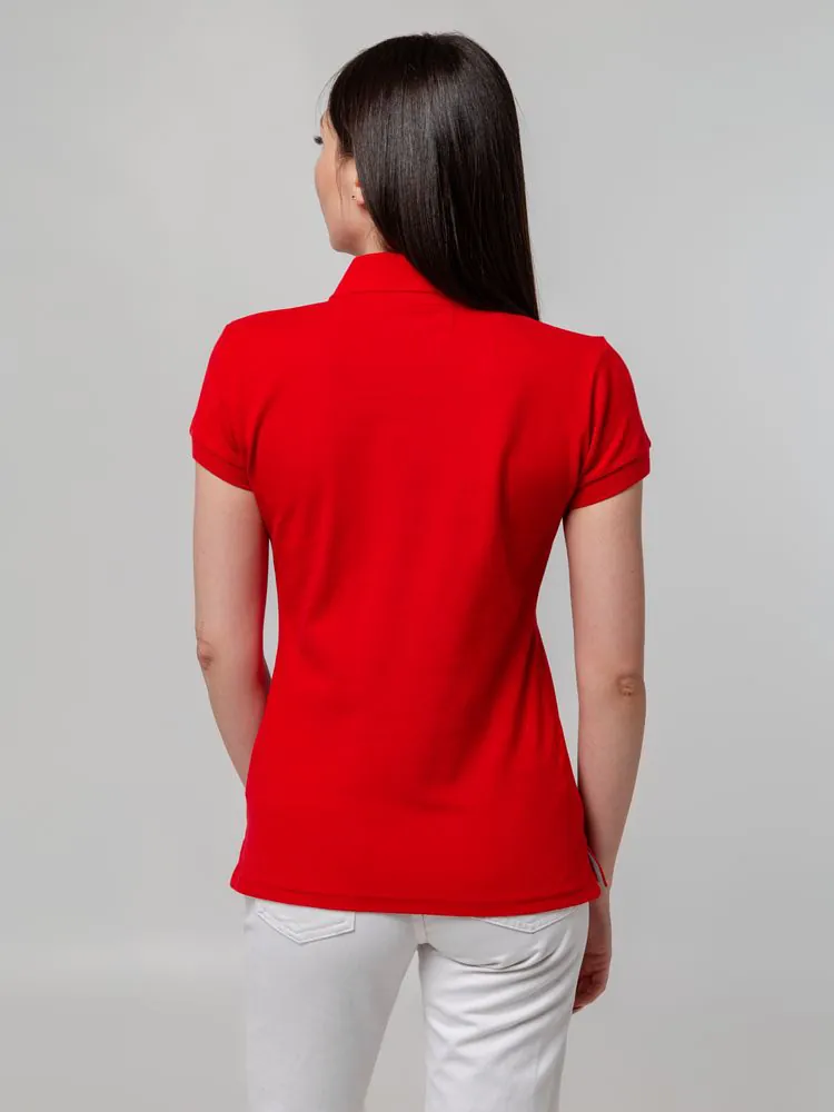Рубашка поло женская Virma Premium Lady, красная арт.11146.50