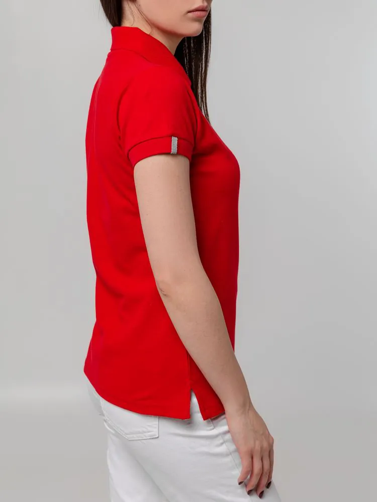 Рубашка поло женская Virma Premium Lady, красная арт.11146.50
