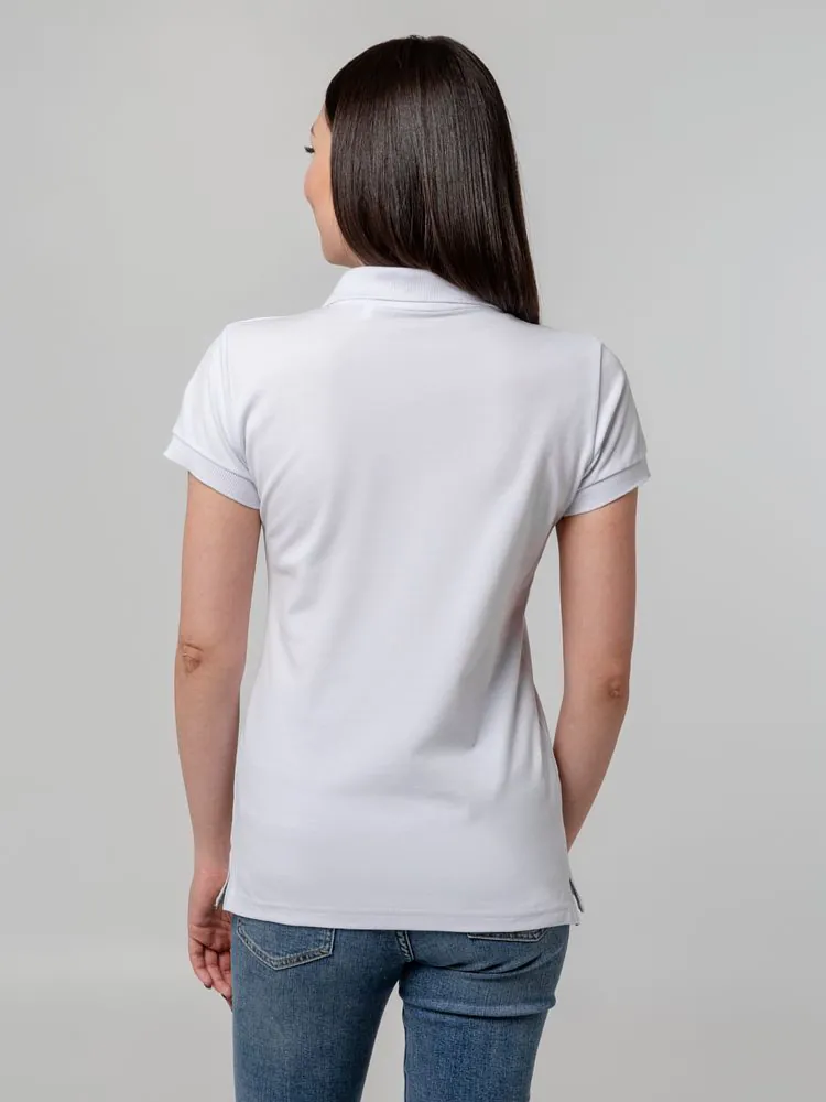 Рубашка поло женская Virma Premium Lady, белая арт.11146.60