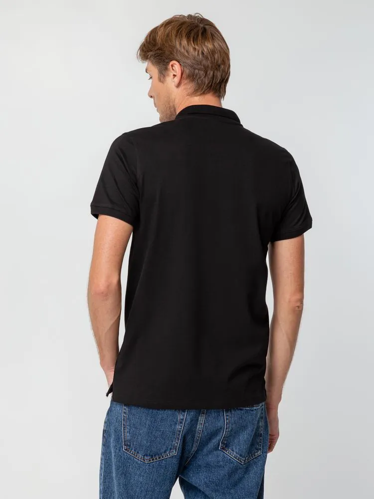 Рубашка поло мужская Virma Stretch, черная арт.11143.30
