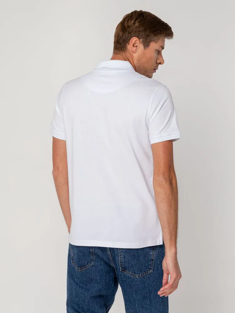 Рубашка поло мужская Virma Stretch, белая арт.11143.60
