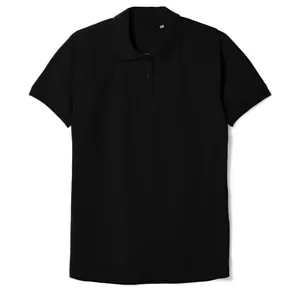 Рубашка поло женская Virma Stretch Lady, черная арт.11144.30