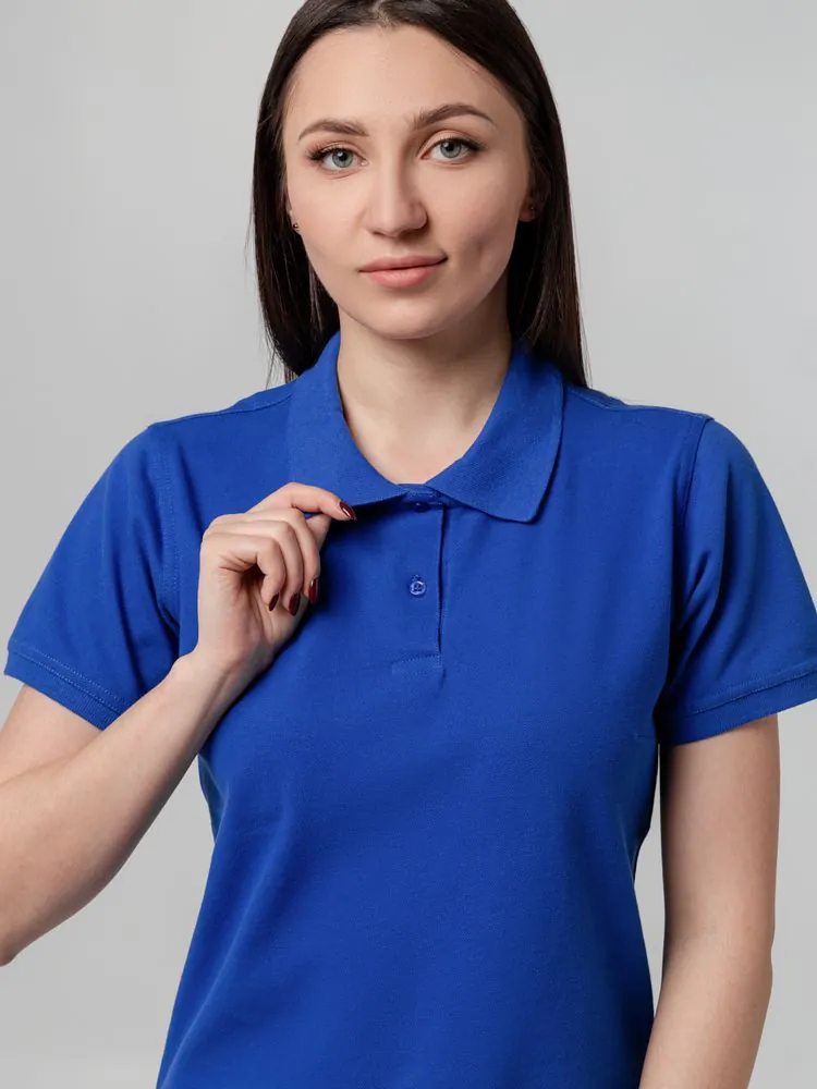 Рубашка поло женская Virma Stretch Lady, ярко-синяя арт.11144.44
