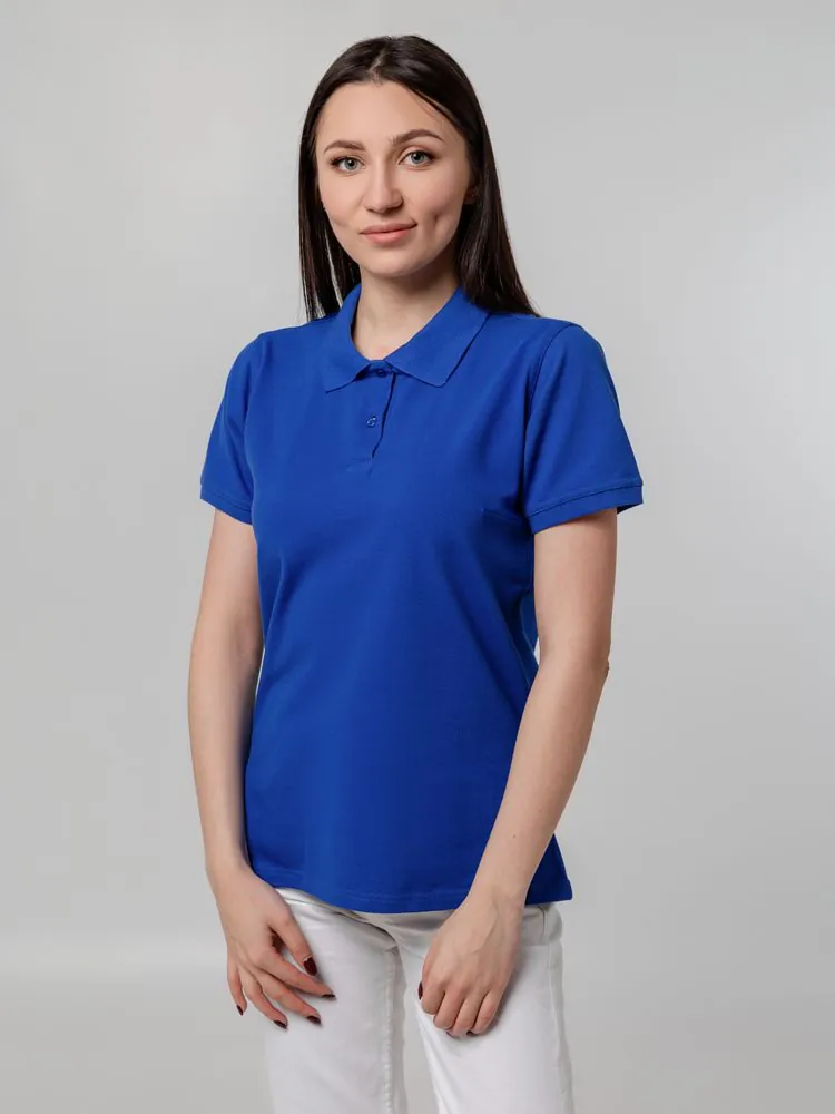 Рубашка поло женская Virma Stretch Lady, ярко-синяя арт.11144.44