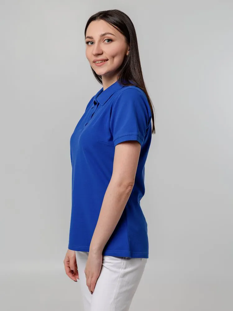 Рубашка поло женская Virma Stretch Lady, ярко-синяя арт.11144.44