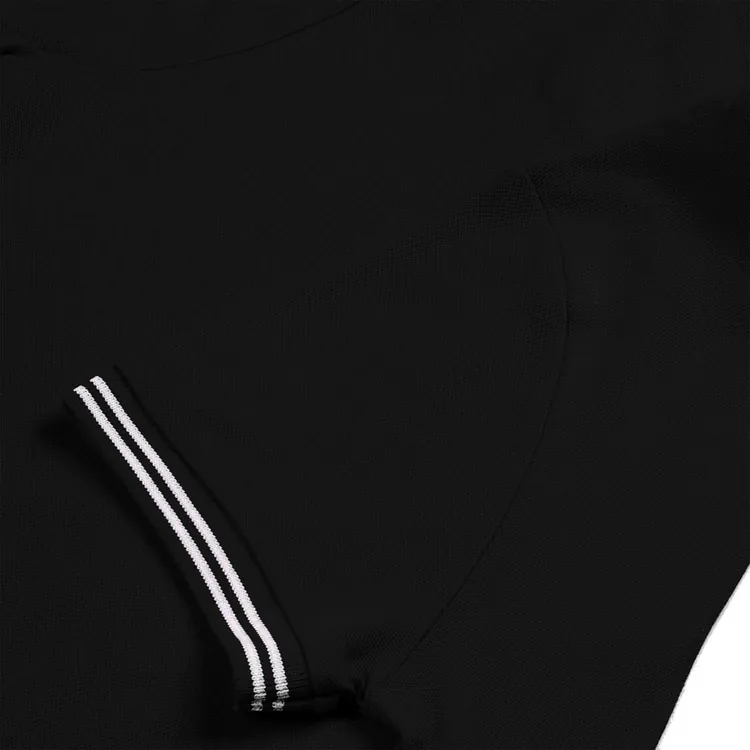 Рубашка поло женская Virma Stripes Lady, черная арт.11139.30