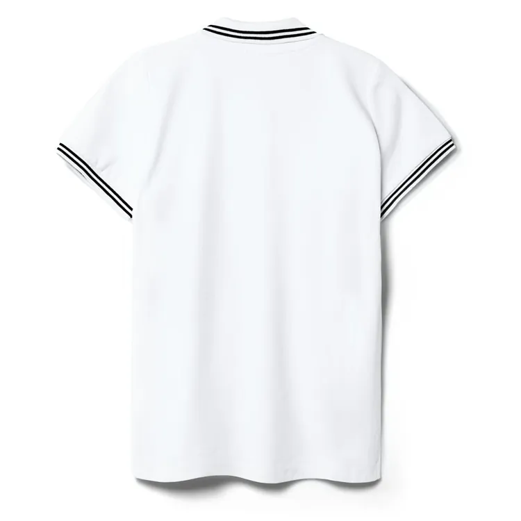 Рубашка поло женская Virma Stripes Lady, белая арт.11139.60