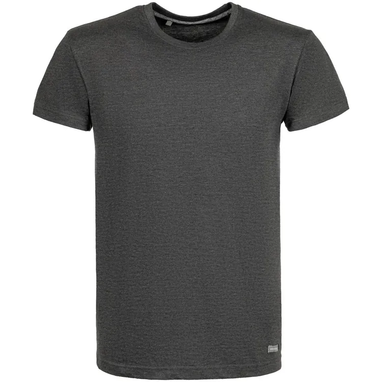 Футболка унисекс Firm Wear, черный меланж арт.11125.30