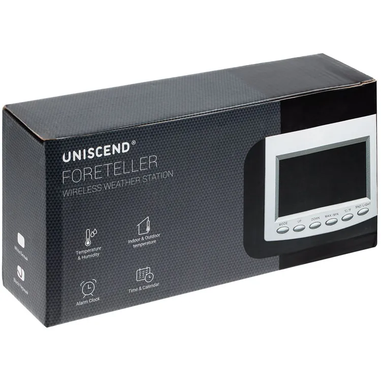 Метеостанция Uniscend Foreteller с внешним датчиком арт.12104.30