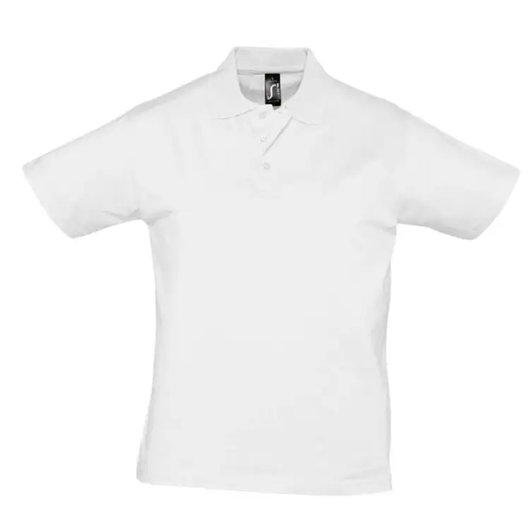 Рубашка поло мужская Prescott Men 170, белая арт.6086.60
