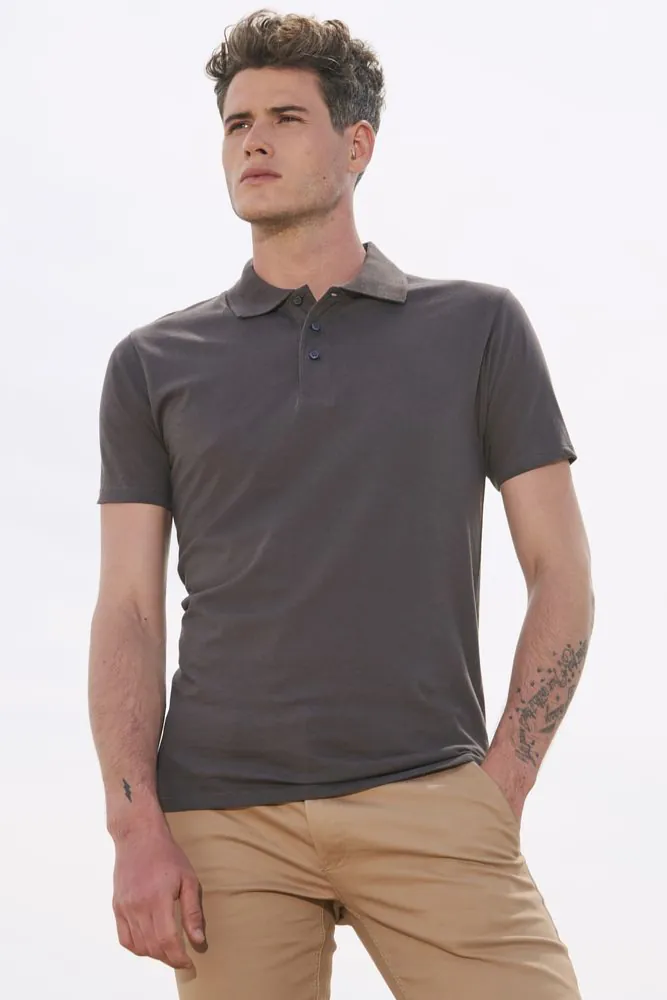 Рубашка поло мужская Prescott Men 170, черная арт.6086.30