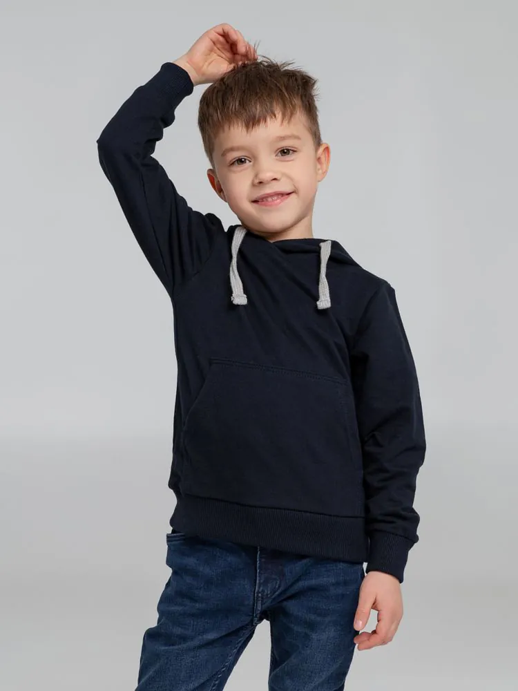 Толстовка с капюшоном детская Kirenga Kids, темно-синяя арт.11147.40