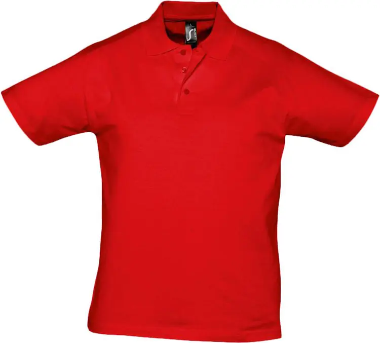 Рубашка поло мужская Prescott Men 170, красная арт.6086.50