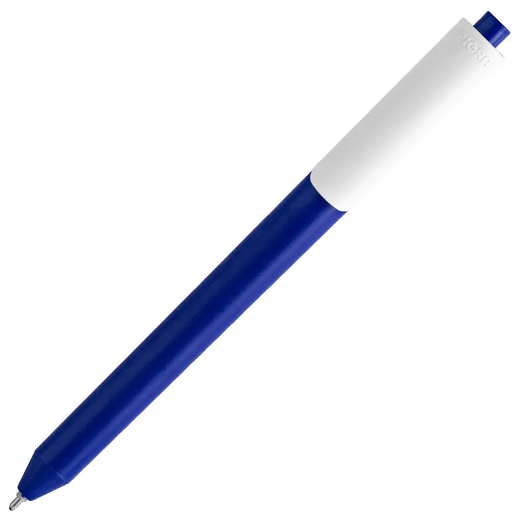 Ручка шариковая Pigra P03 Mat, темно-синяя с белым арт.11583.46