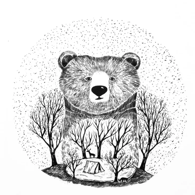 Футболка женская Bear, белая арт.70341.60