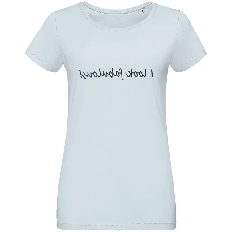 Футболка женская I Look Fabulous, голубая арт.70531.14