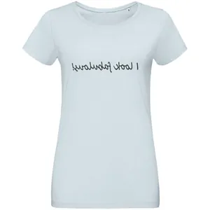 Футболка женская I Look Fabulous, голубая арт.70531.14