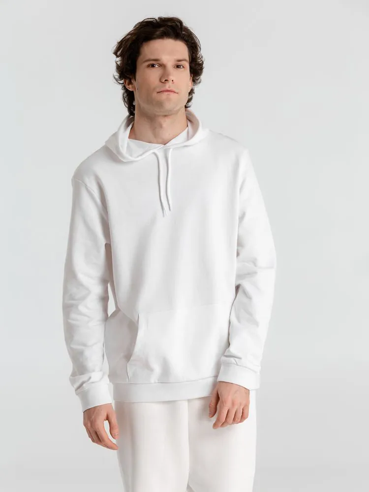 Толстовка с капюшоном унисекс Hoodie, белая арт.WU03W001