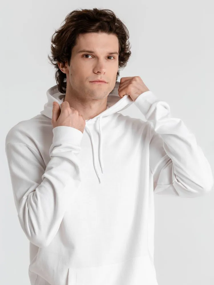 Толстовка с капюшоном унисекс Hoodie, белая арт.WU03W001