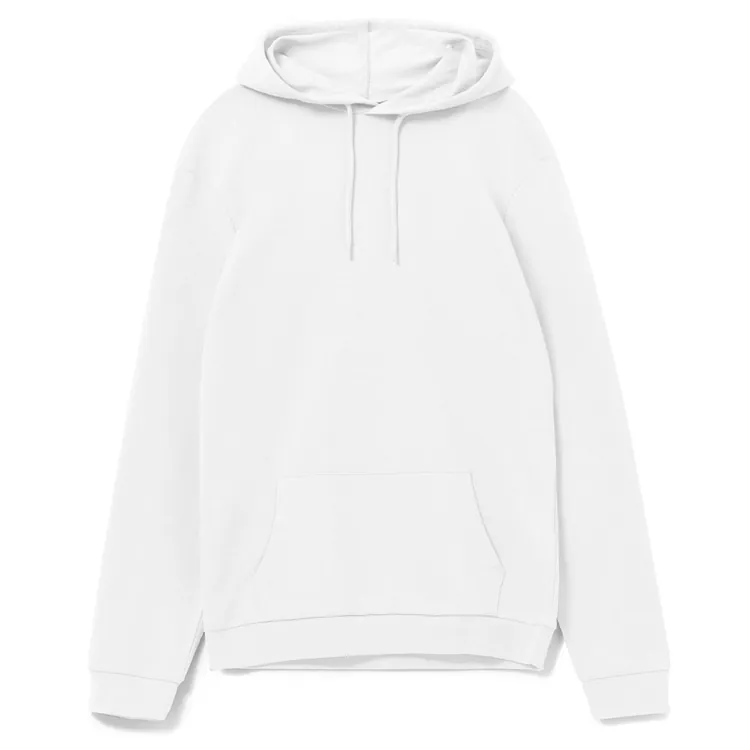 Толстовка с капюшоном унисекс Hoodie, белая арт.WU03W001