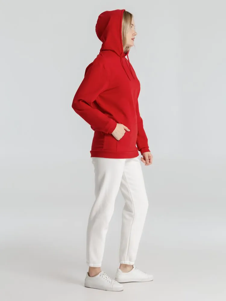 Толстовка с капюшоном унисекс Hoodie, красная арт.WU03W004