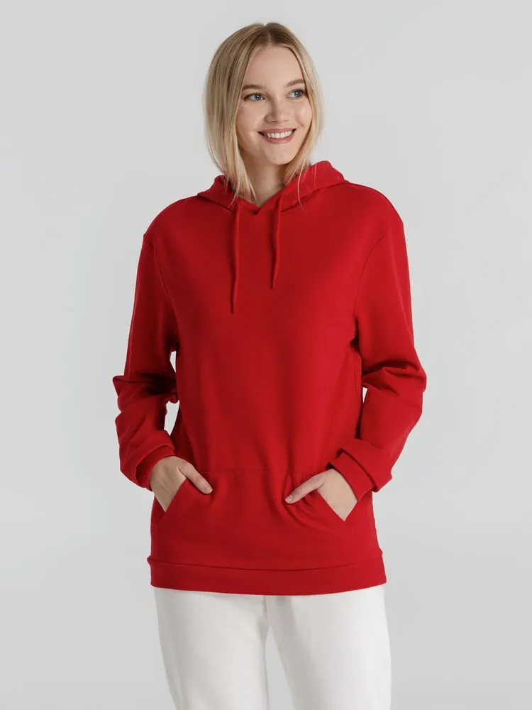Толстовка с капюшоном унисекс Hoodie, красная арт.WU03W004