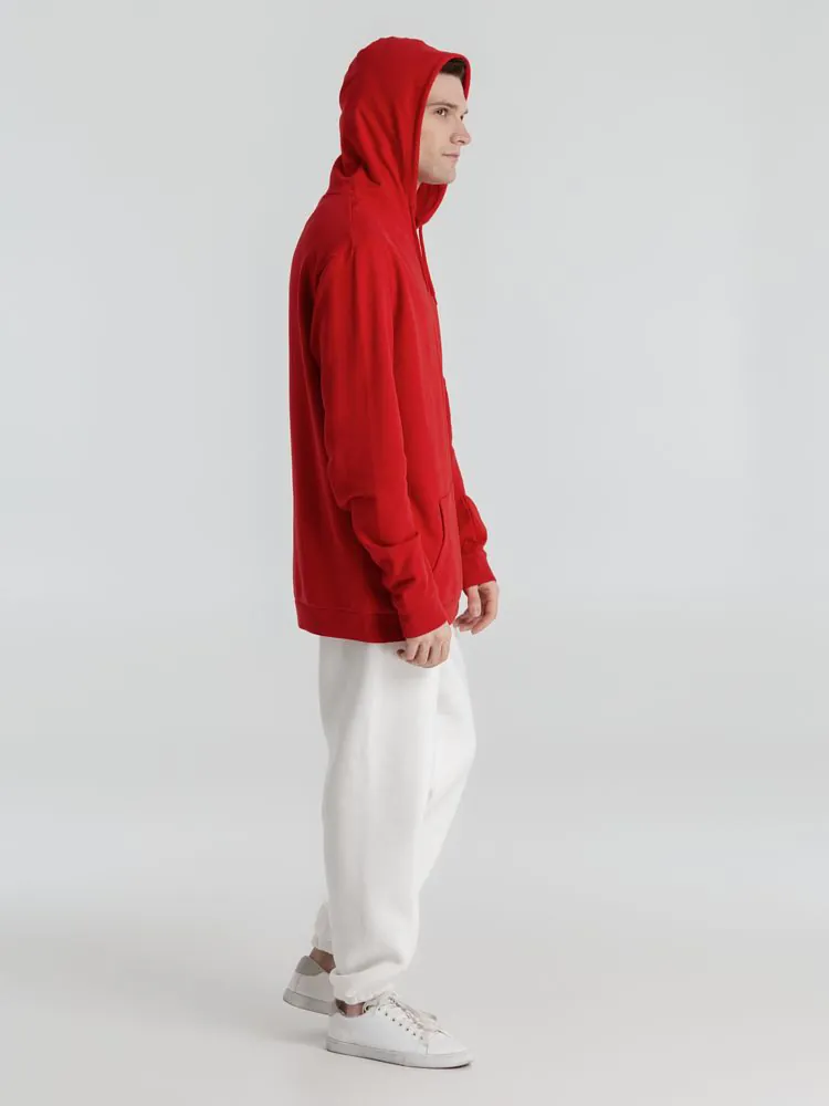Толстовка с капюшоном унисекс Hoodie, красная арт.WU03W004