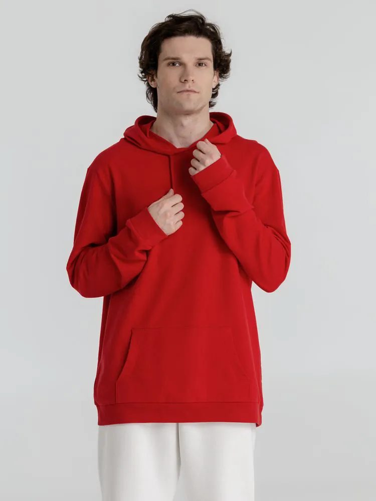 Толстовка с капюшоном унисекс Hoodie, красная арт.WU03W004