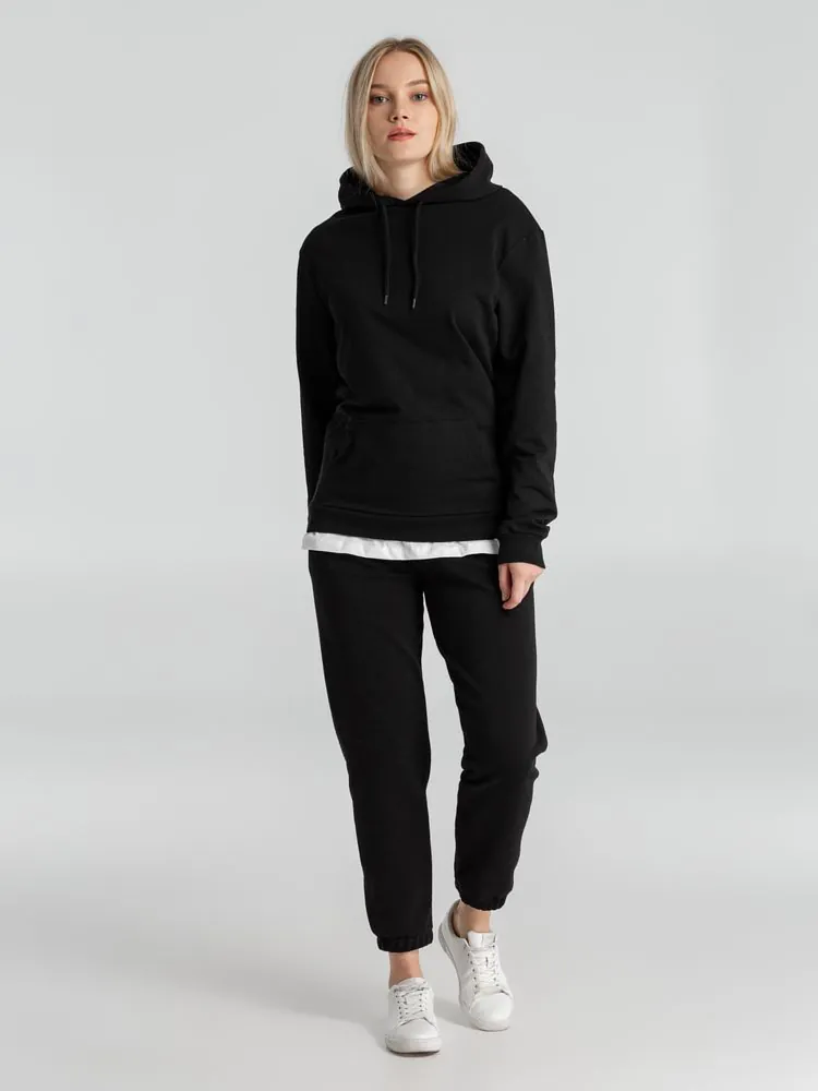Толстовка с капюшоном унисекс Hoodie, черная арт.WU03W005