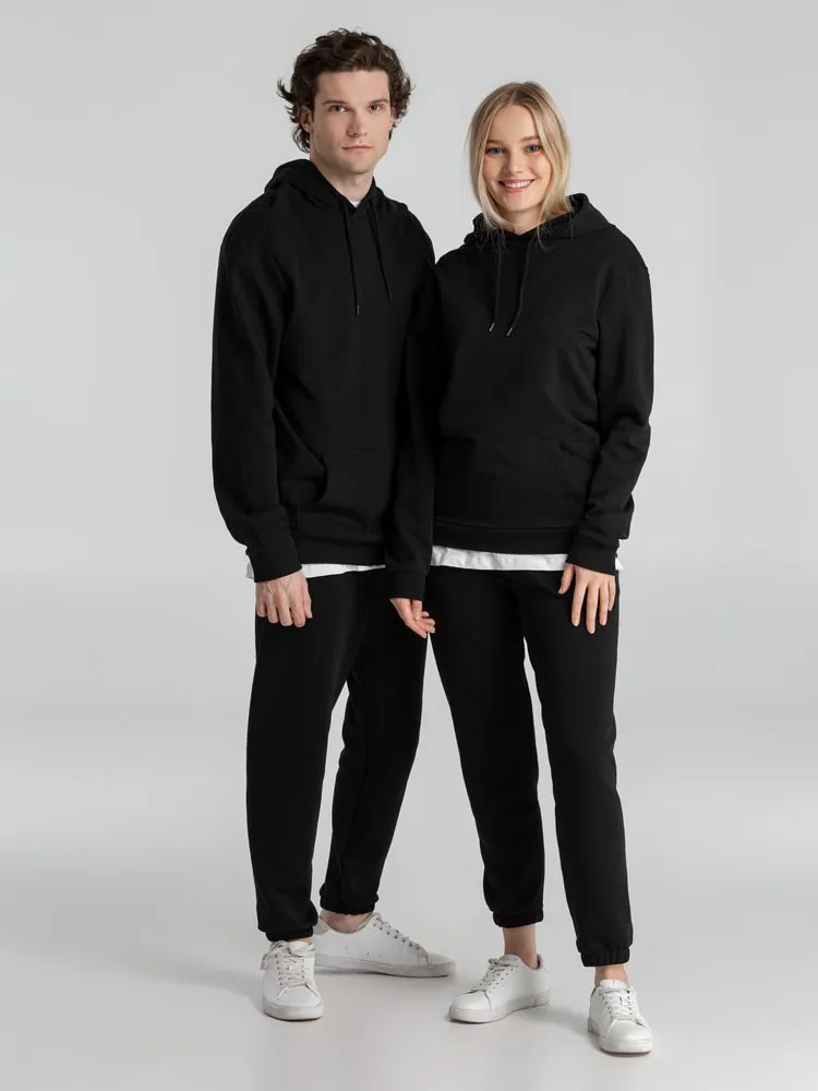 Толстовка с капюшоном унисекс Hoodie, черная арт.WU03W005