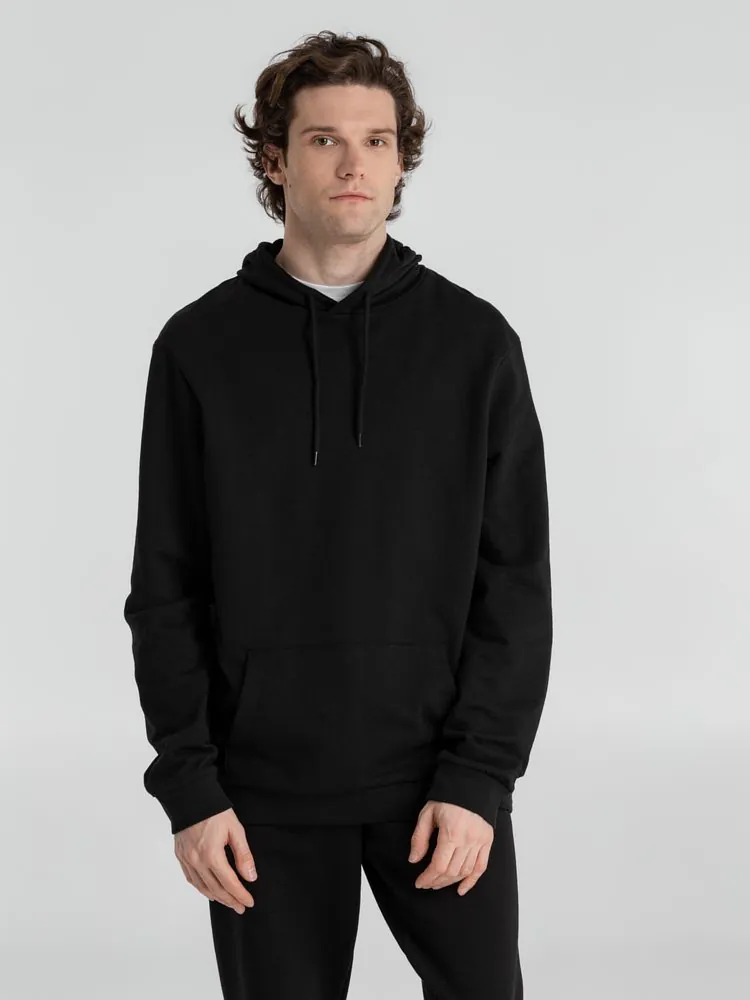 Толстовка с капюшоном унисекс Hoodie, черная арт.WU03W005