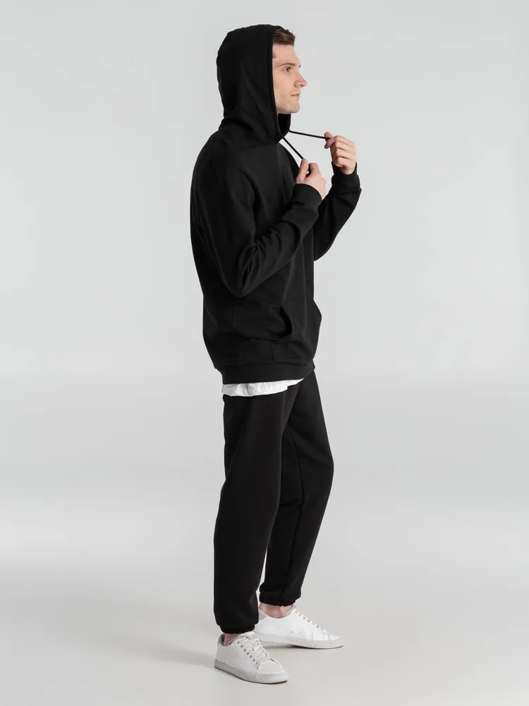 Толстовка с капюшоном унисекс Hoodie, черная арт.WU03W005