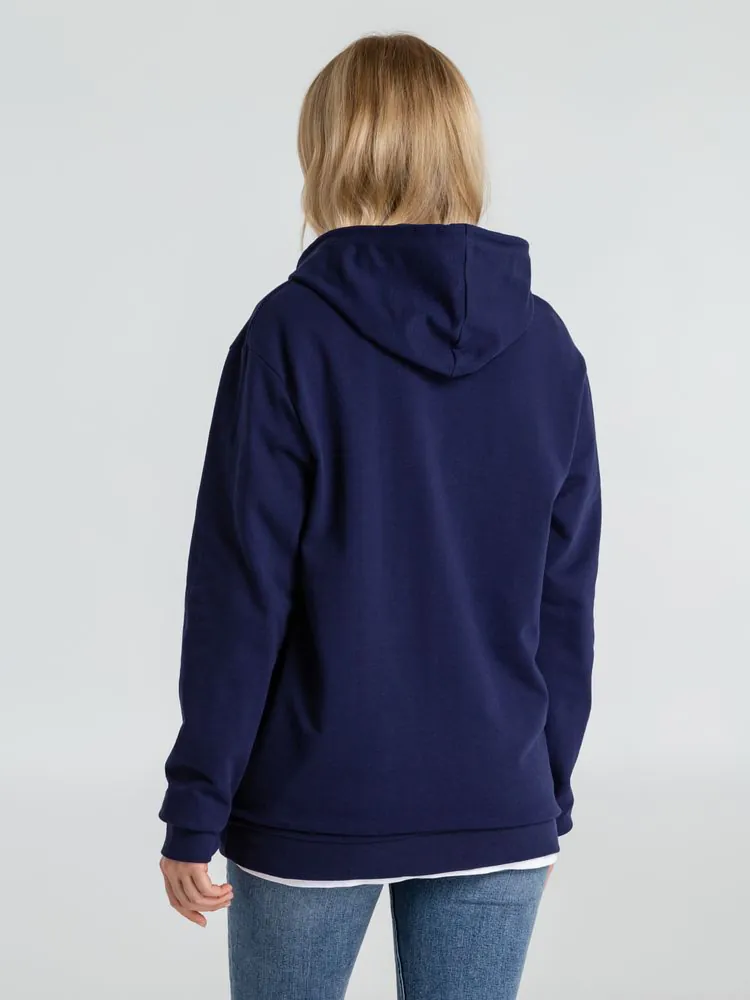 Толстовка с капюшоном унисекс Hoodie, темно-синяя арт.WU03W006