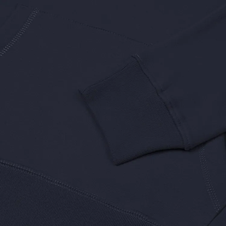 Толстовка с капюшоном унисекс Hoodie, темно-синяя арт.WU03W006