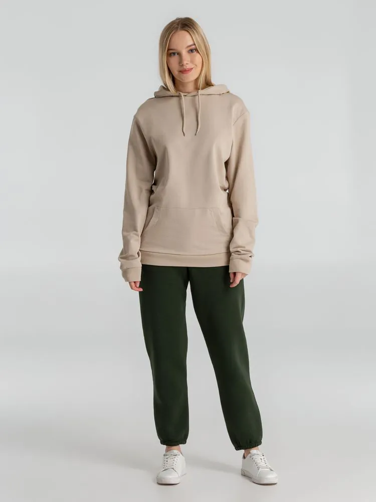 Толстовка с капюшоном унисекс Hoodie, бежевая арт.WU03W123