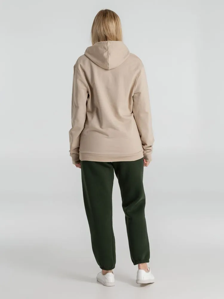 Толстовка с капюшоном унисекс Hoodie, бежевая арт.WU03W123