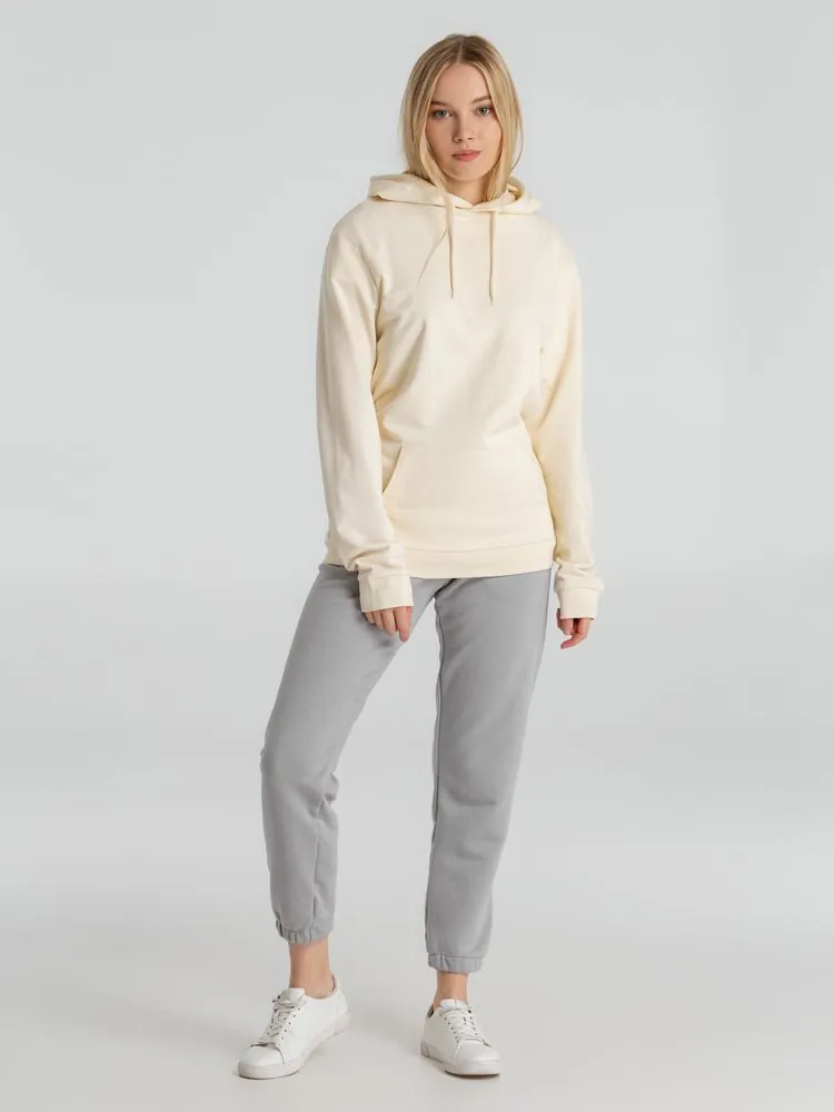 Толстовка с капюшоном унисекс Hoodie, светло-желтая арт.WU03W199