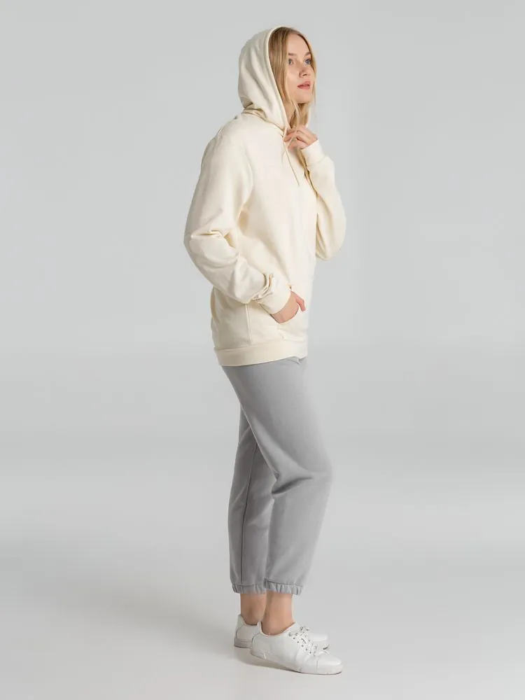 Толстовка с капюшоном унисекс Hoodie, светло-желтая арт.WU03W199