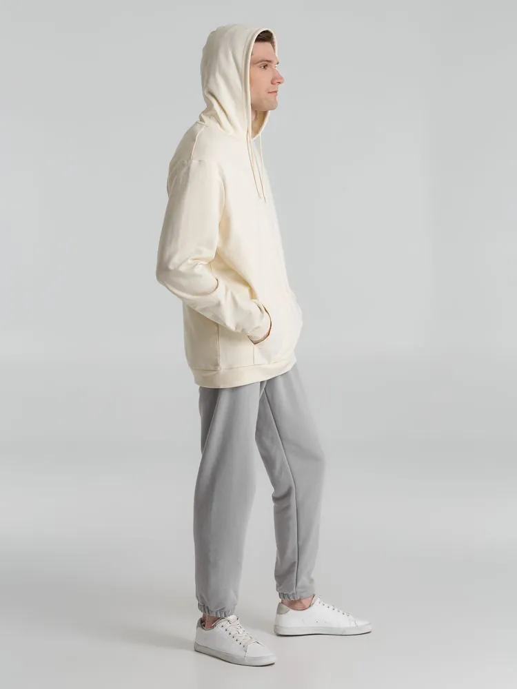 Толстовка с капюшоном унисекс Hoodie, светло-желтая арт.WU03W199