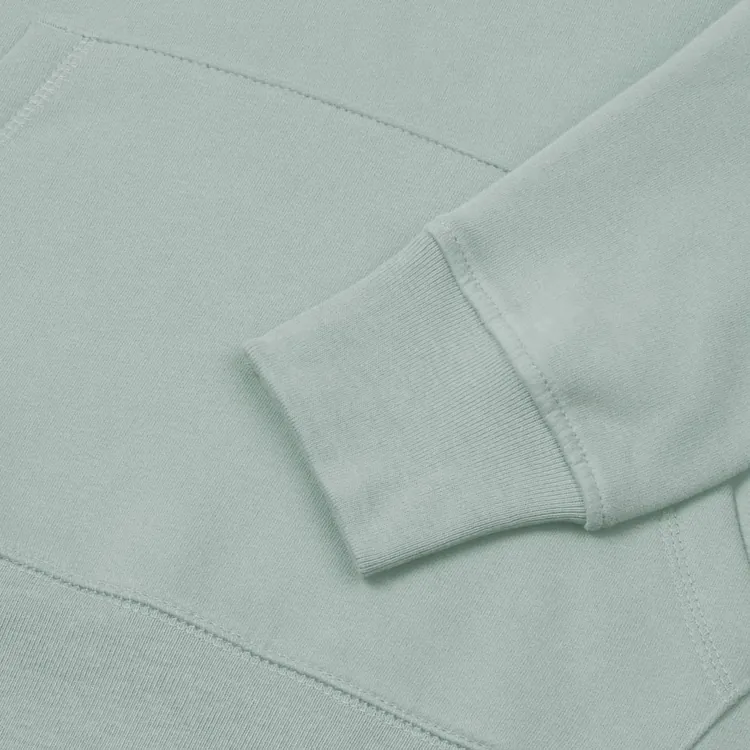 Толстовка с капюшоном унисекс Hoodie, серо-зеленая арт.WU03W502