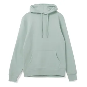 Толстовка с капюшоном унисекс Hoodie, серо-зеленая арт.WU03W502
