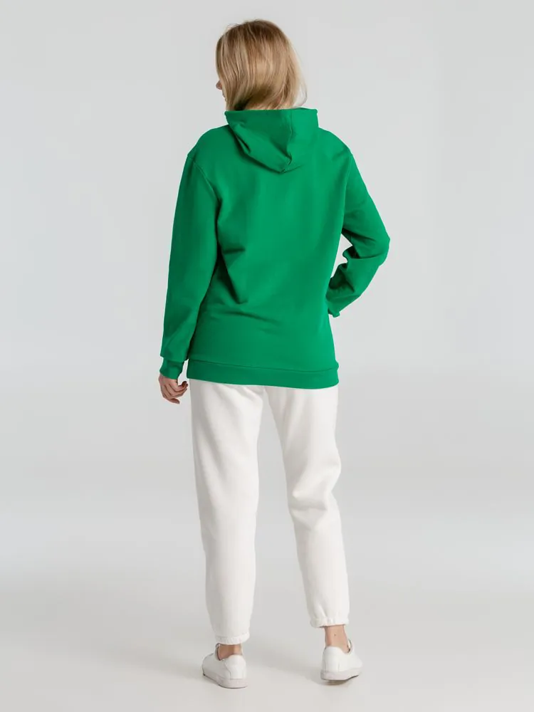 Толстовка с капюшоном унисекс Hoodie, зеленая арт.WU03W520