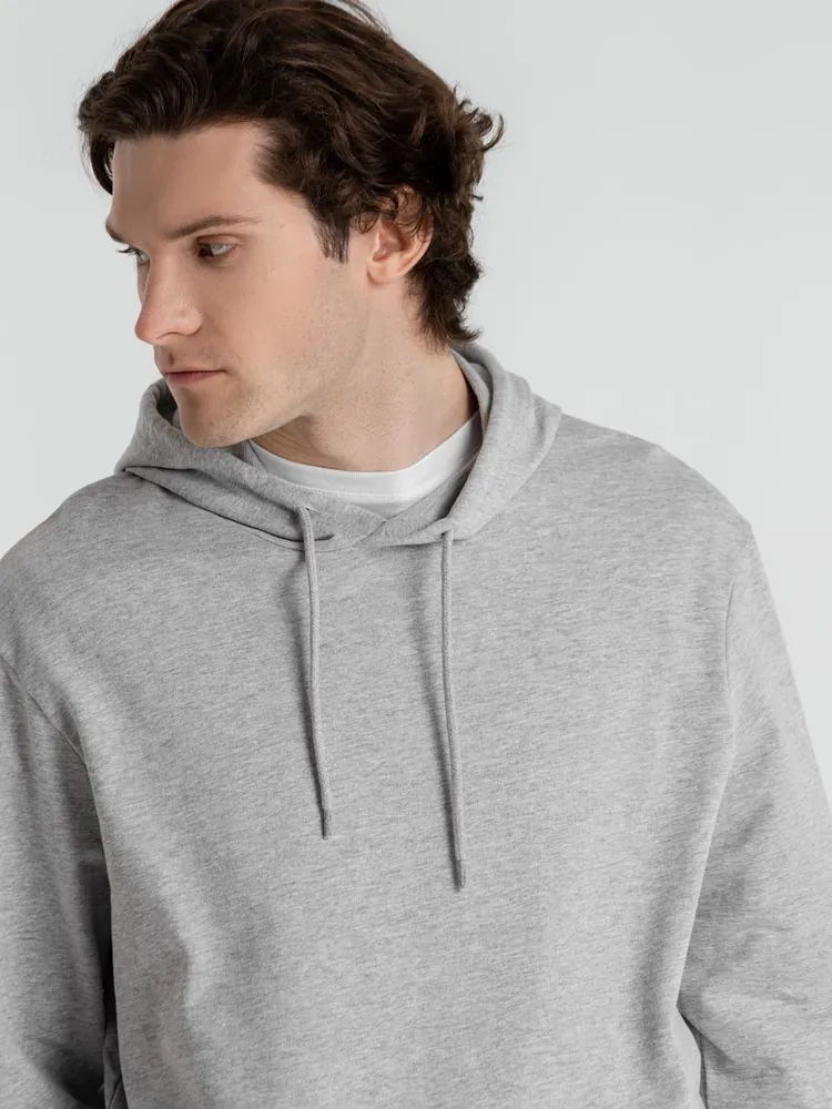 Толстовка с капюшоном унисекс Hoodie, серый меланж арт.WU03W610