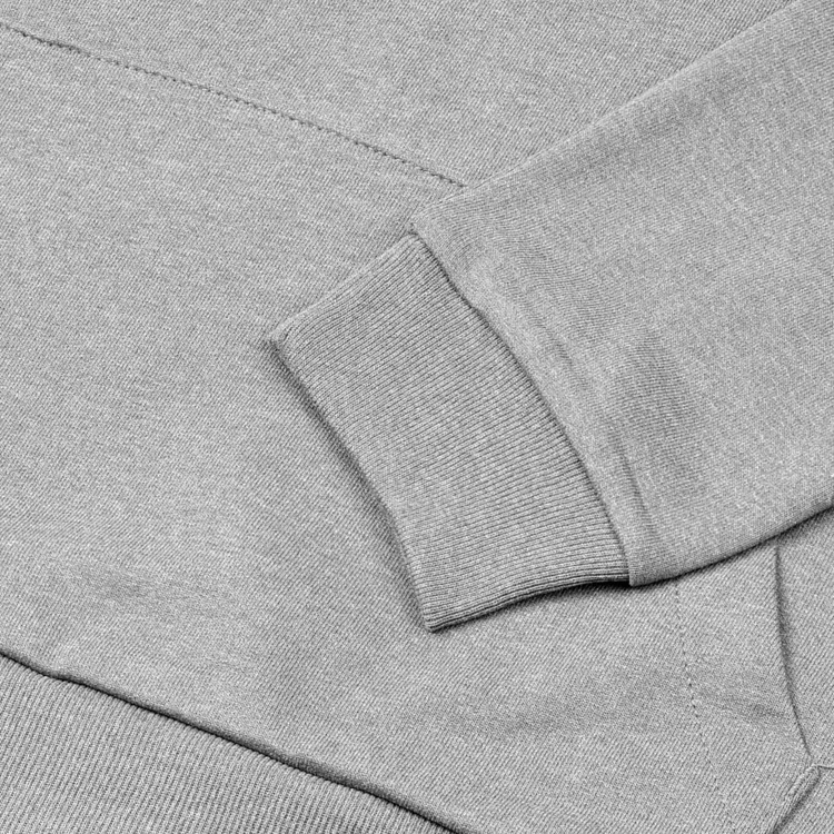 Толстовка с капюшоном унисекс Hoodie, серый меланж арт.WU03W610