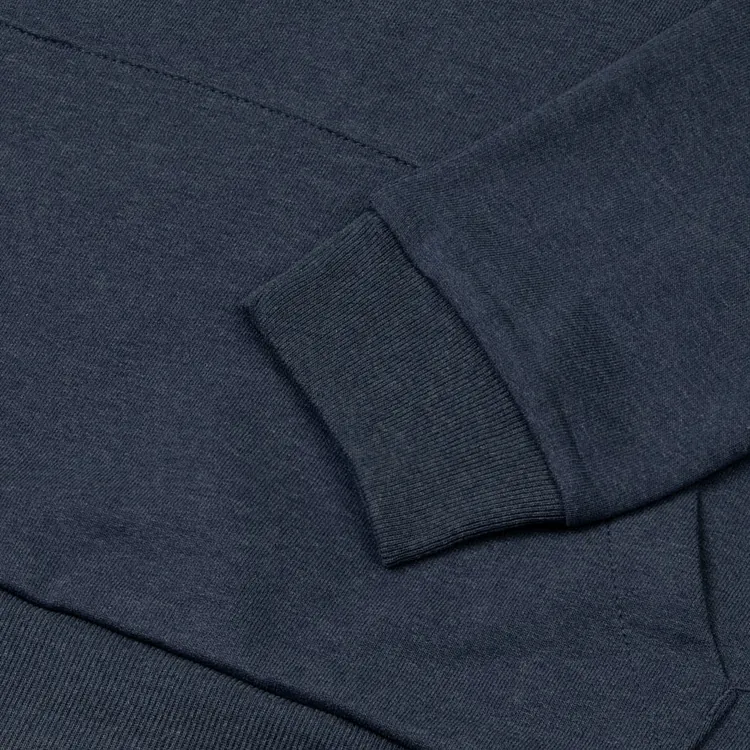 Толстовка с капюшоном унисекс Hoodie, синий меланж арт.WU03W611